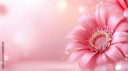 A chic pink flower background with a soft focus effect, ideal for enhancing beauty branding, fashion marketing, and feminine visuals.