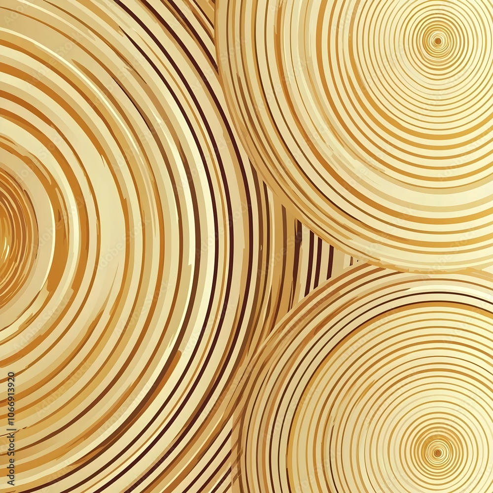 A mesmerizing abstract pattern featuring concentric gold circles, creating a sense of depth and movement. The warm tones evoke a feeling of elegance and luxury. A mesmerizing abstract pattern featuring concentric gold circles, creating a sense of depth and movement. The warm tones evoke a feeling of elegance and luxury.
