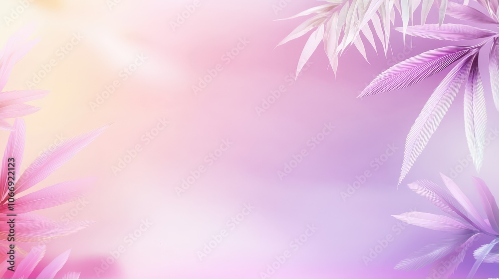 Obraz premium A soft light purple background featuring a delicate gradient, perfect for creating a gentle and soothing atmosphere in designs focused on calmness and tranquility.