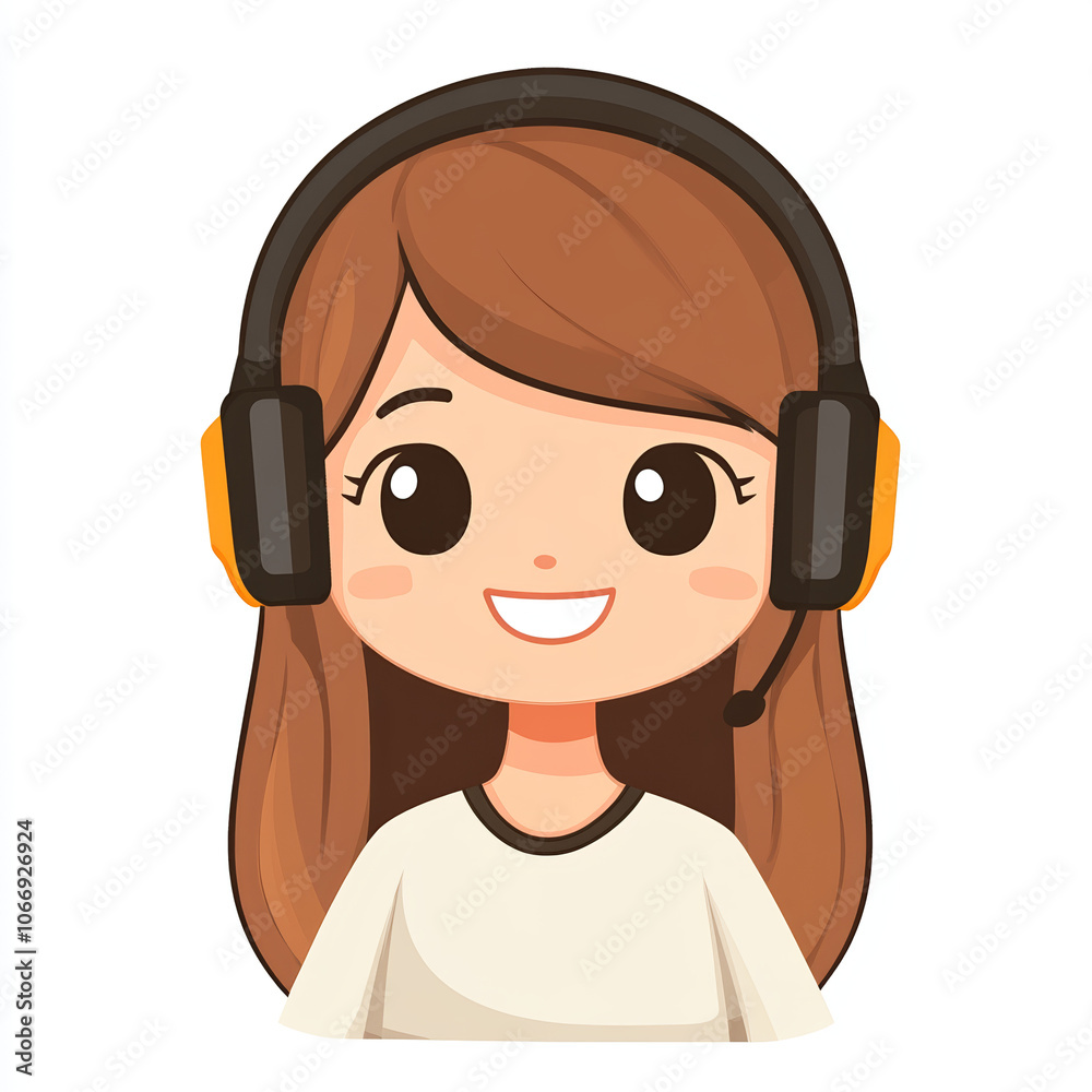 portrait of a smiling customer service agent portrait of a smiling customer service agent