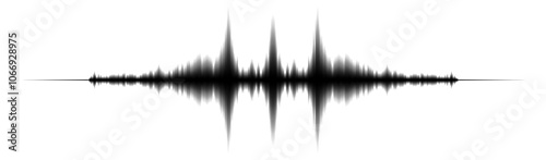 equalizer sound wave stripes black no background