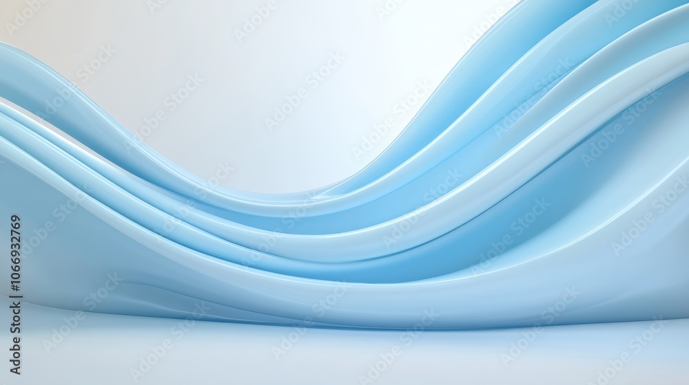 A blue wave with a white background A blue wave with a white background