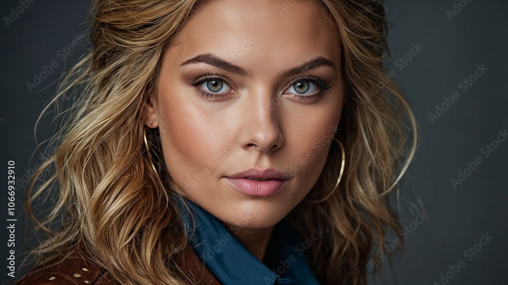 Naklejka premium Sguardo incantato di donna 