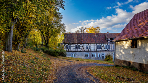 The  brans of the castle of Willershausen in hesse photo