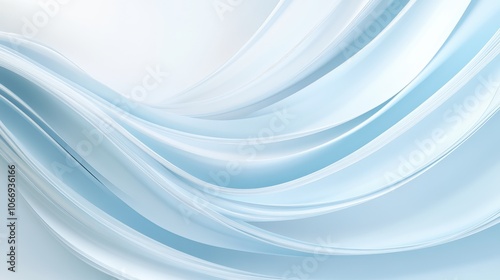 A blue wave with a white background