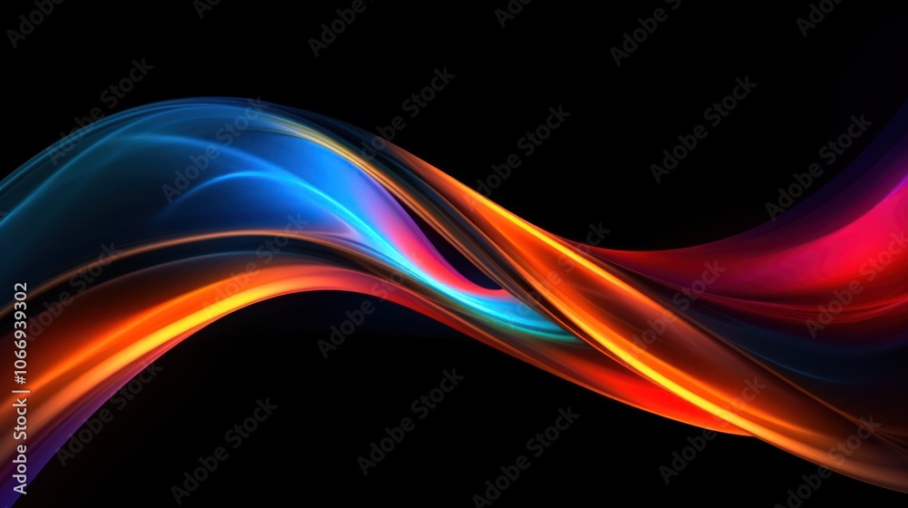Abstract Colorful Wave Abstract Colorful Wave