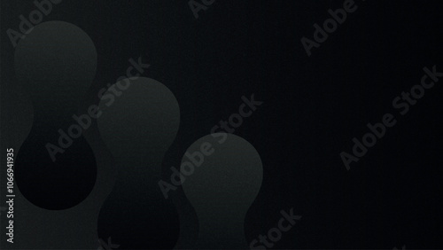 Abstract shape dark black gradient desktop wallpaper vector. Dark Gradient shape black background. Abstract shape black desktop wallpaper background vector