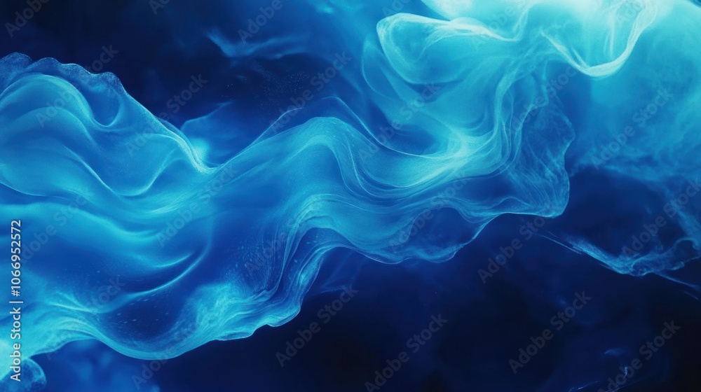 Abstract Blue Flowing Design for Creative Projects Abstract Blue Flowing Design for Creative Projects