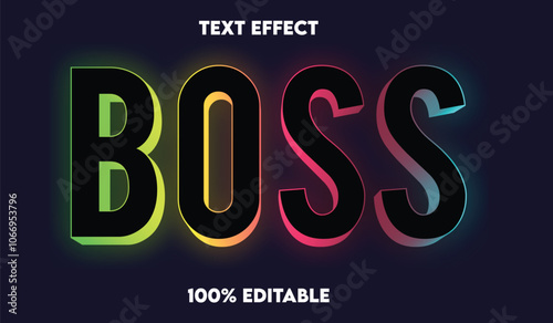 luxury editable text effect style