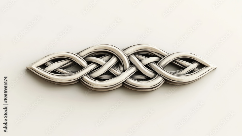 Elegant 3D Intertwined Knot Design Abstract Background Texture Elegant 3D Intertwined Knot Design Abstract Background Texture