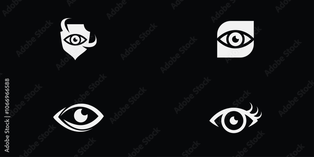 Set of Eye Care Concept Logo Design Template, Eye Care logo design Vector, Icon Symbol Set of Eye Care Concept Logo Design Template, Eye Care logo design Vector, Icon Symbol
