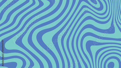 abstract background groovy waves pattern retro cute fun style