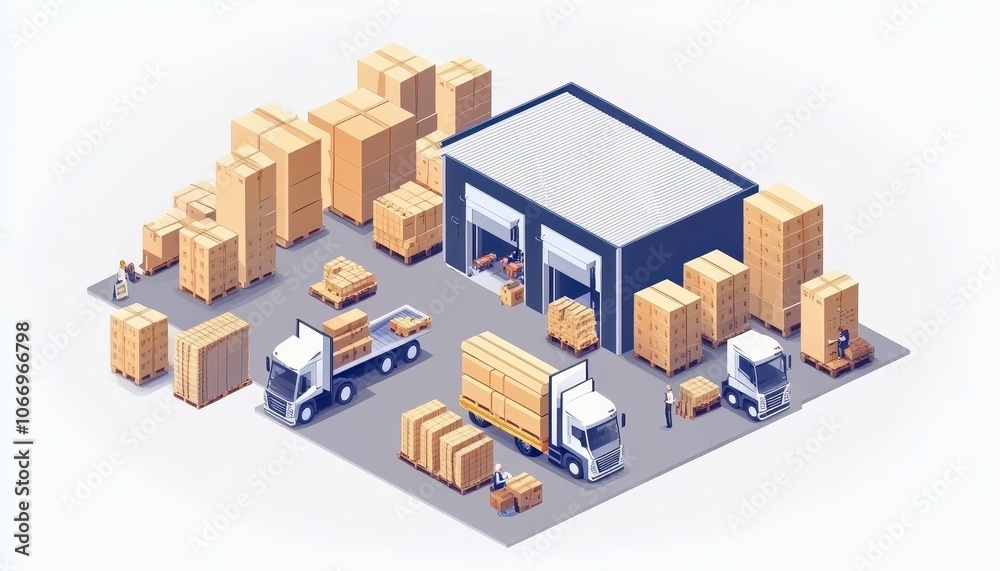 AI aids logistics and delivery in warehouse operations AI aids logistics and delivery in warehouse operations