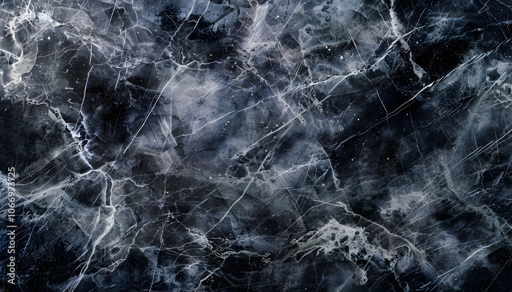 An abstract texture showcasing dark and light marbled patterns, evoking a sense of depth and mystery.