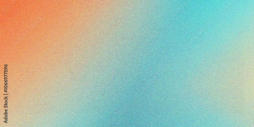 Abstract orange and blue texture gradient background, grainy noise gradient Abstract orange and blue texture gradient background, grainy noise gradient