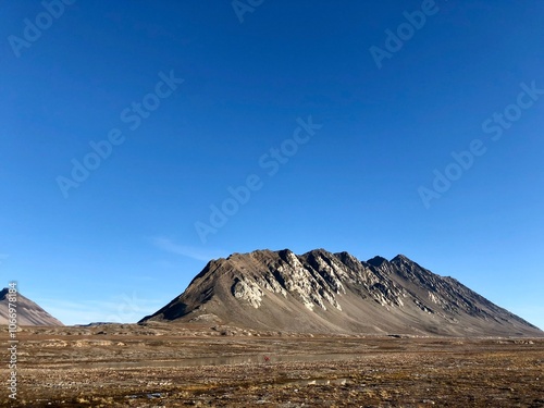 Mountain and blue sky