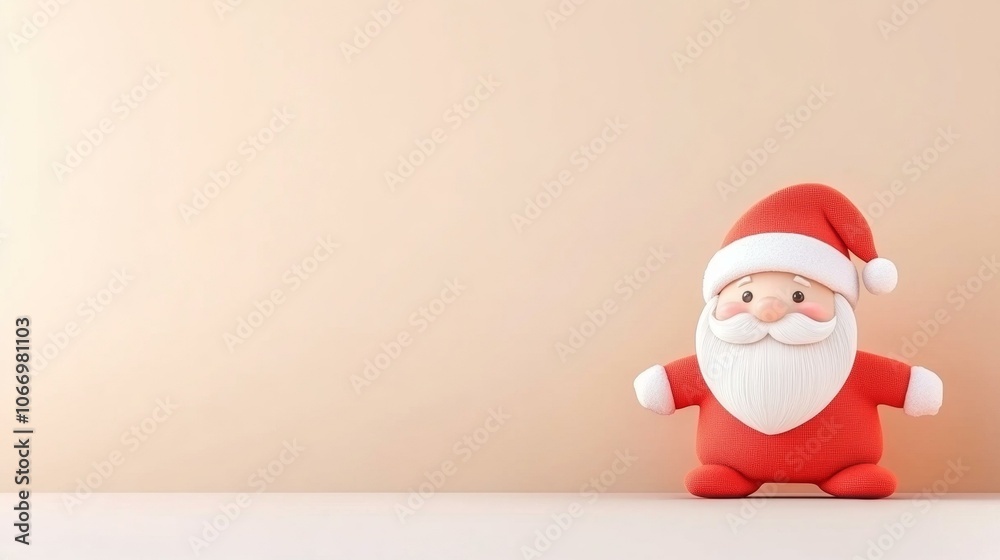 Small toy figure on wooden table, soft lighting, playful theme.