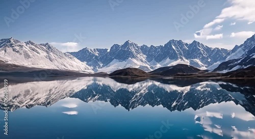 Wallpaper Mural Crystal Clear Lake and Majestic Mountains Torontodigital.ca
