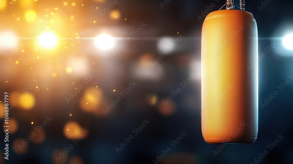 Speed and Motion with a Blurred Punching Bag Speed and Motion with a Blurred Punching Bag