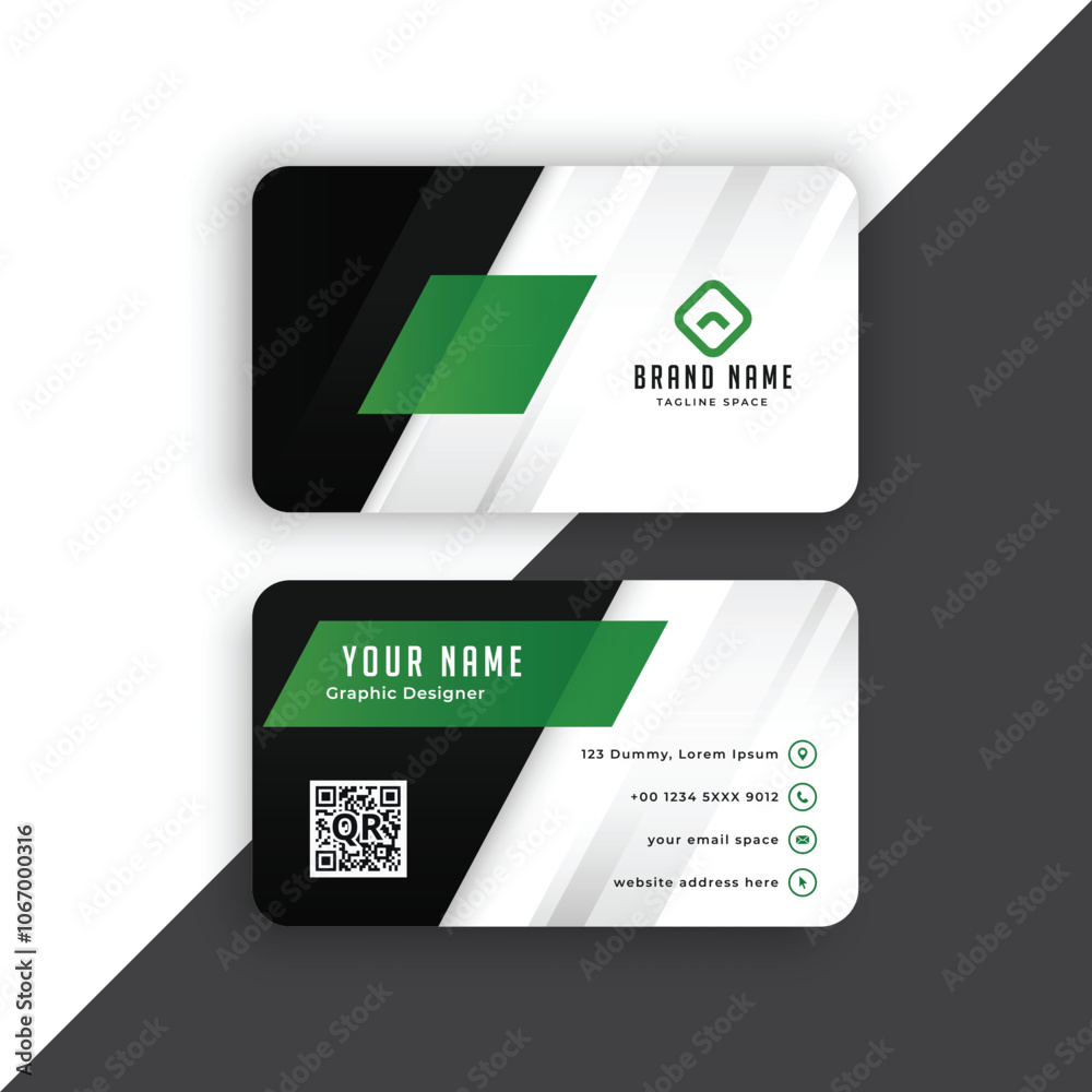 Double-sided creative business card template. Portrait and landscape orientation. Horizontal and vertical layout. Vector illustration Double-sided creative business card template. Portrait and landscape orientation. Horizontal and vertical layout. Vector illustration