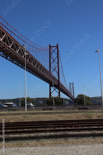 a large bridge over the river