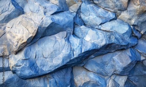 Wallpaper Mural Close-up of an Sky Blue Rock Texture Torontodigital.ca