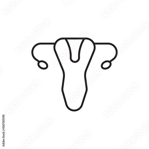 Gynecology icon isolated on white background