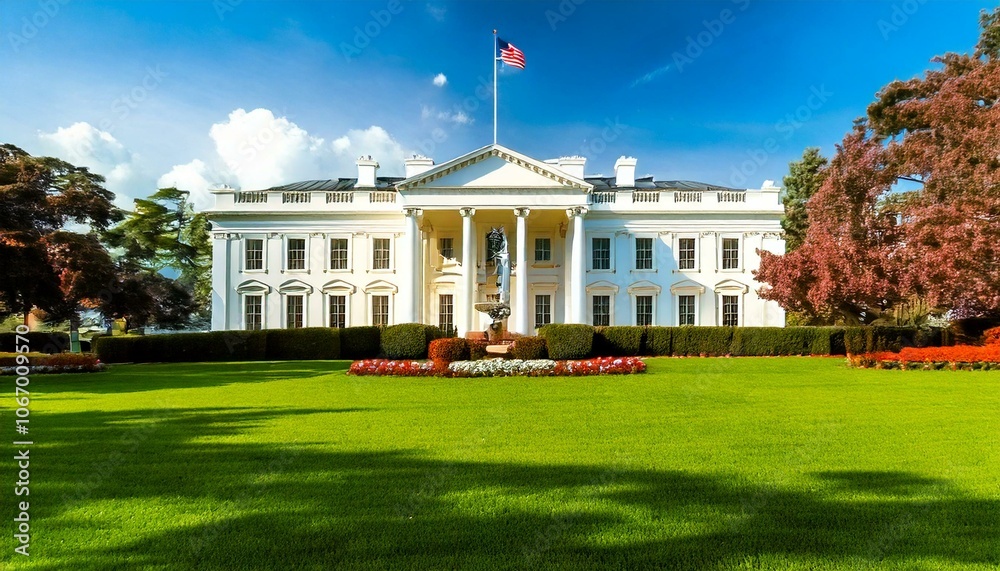 Naklejka premium White House