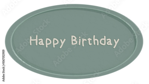 Happy Birthday Chocolate Plate, Mint Chocolate, Chocolate Plate, Birthday Cake Topping