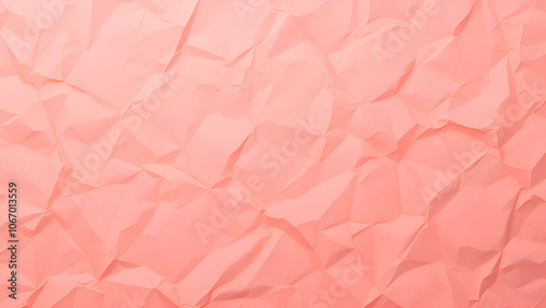 crumpled pink paper texture