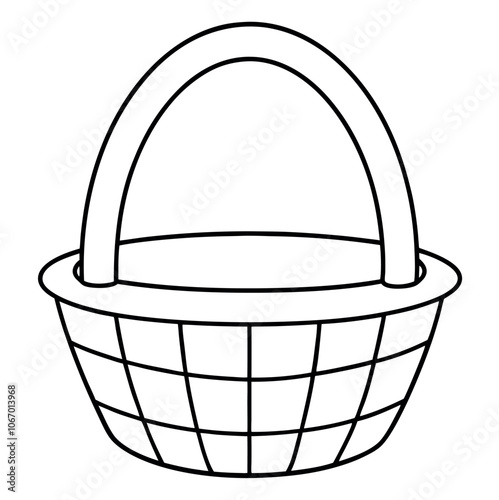 empty basket illustration