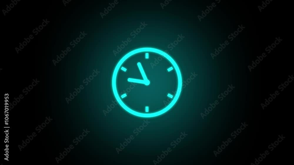 Round wall clock blue animation. The timer counts down the time. Wall clock time working office hours animated. analog clock icon animation . Round wall clock blue animation. The timer counts down the time. Wall clock time working office hours animated. analog clock icon animation .