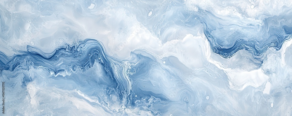Soft Blue Marbled Background for Calming Effect Soft Blue Marbled Background for Calming Effect