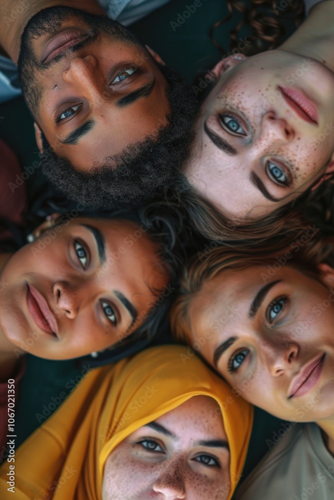 Friends with different backgrounds celebrating together, diverse crowd in joyous gathering. Friends with different backgrounds celebrating together, diverse crowd in joyous gathering.