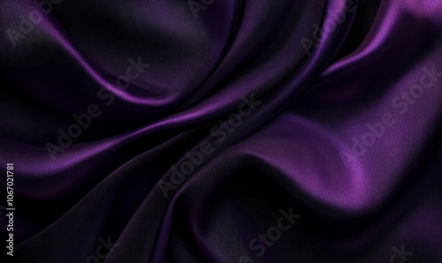 Deep purple fading into midnight black, with a rich, mysterious texture that evokes a sense of elegance and depth, ideal for moody or dramatic designs