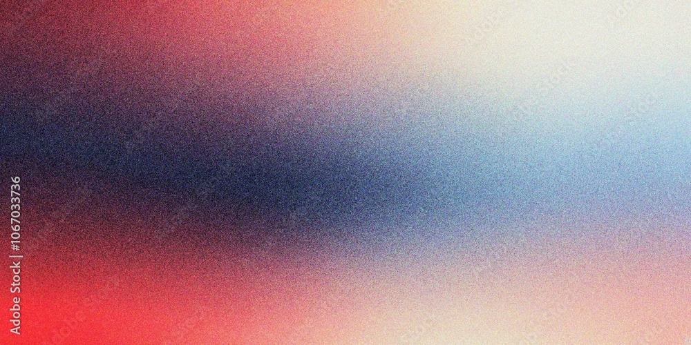 Obraz premium Abstract red and blue texture gradient background, grainy noise gradient