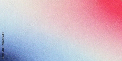 Abstract red and blue texture gradient background, grainy noise gradient