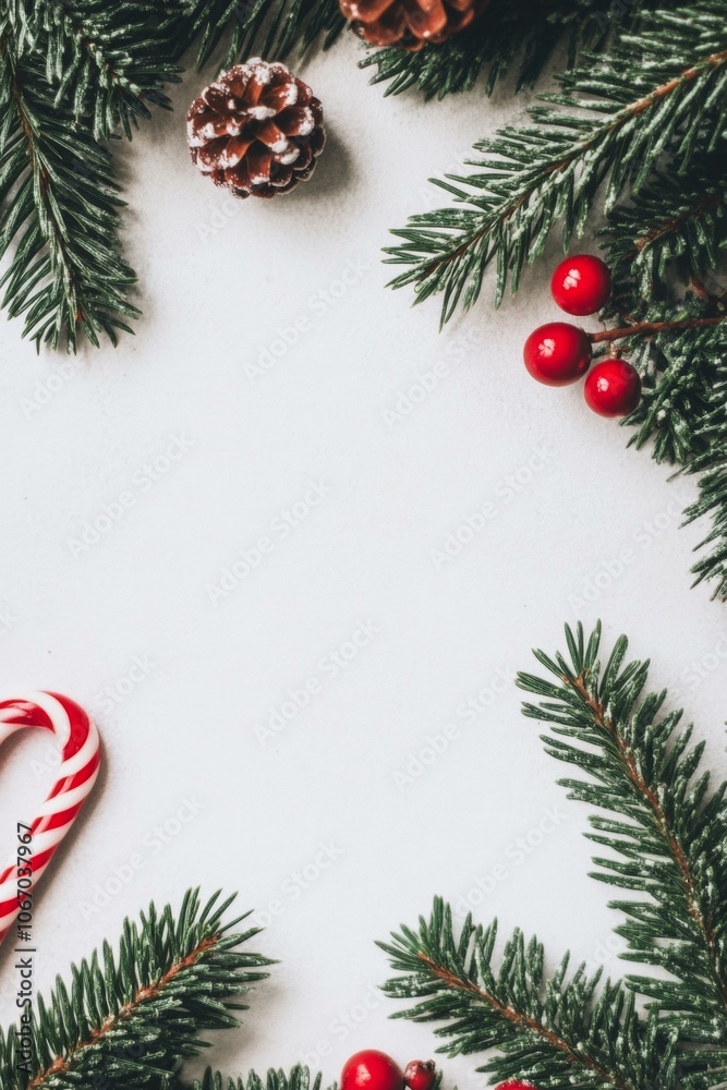 Festive Christmas wreath adorned with candy canes and colorful candies. Festive Christmas wreath adorned with candy canes and colorful candies.