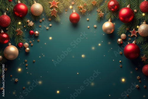 Christmas background with space for text