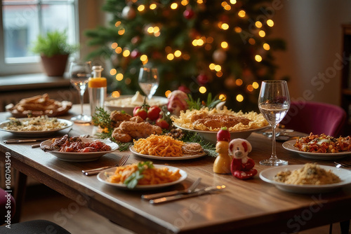 Christmas tablescape