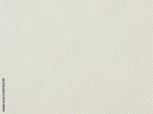 Pale textile grain with white febric texture background.