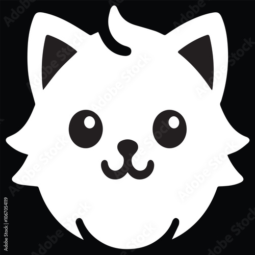 Silhouette Cute Cats Character Animation Vector Eps Format 8
