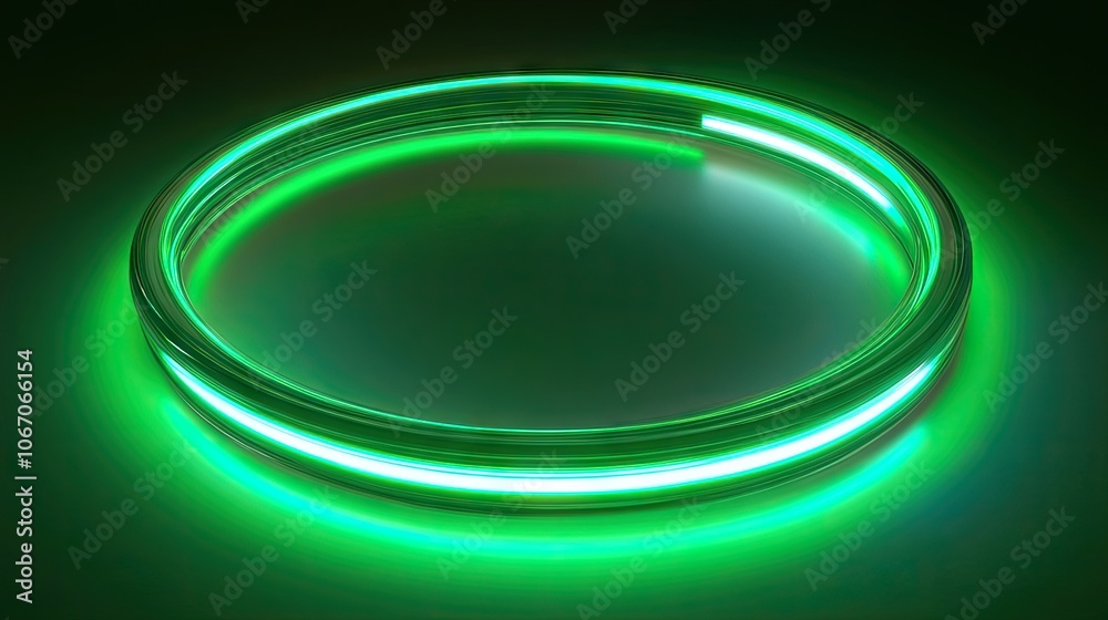 Green fluorescent luminous rings create a captivating background, offering a vibrant visual appeal. The green luminous rings enhance the atmosphere, providing stunning imagery with ample copy space. Green fluorescent luminous rings create a captivating background, offering a vibrant visual appeal. The green luminous rings enhance the atmosphere, providing stunning imagery with ample copy space.