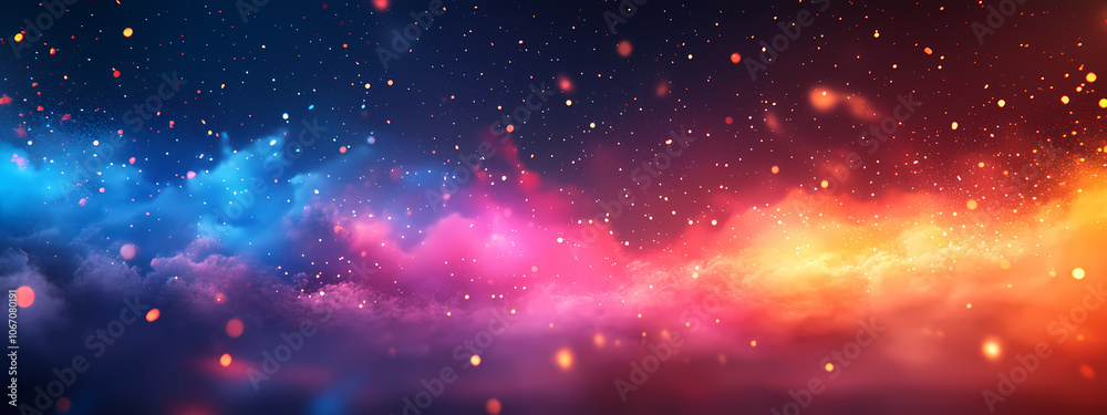 Fototapeta premium red and pink explosion, particles vector background for comic storytelling