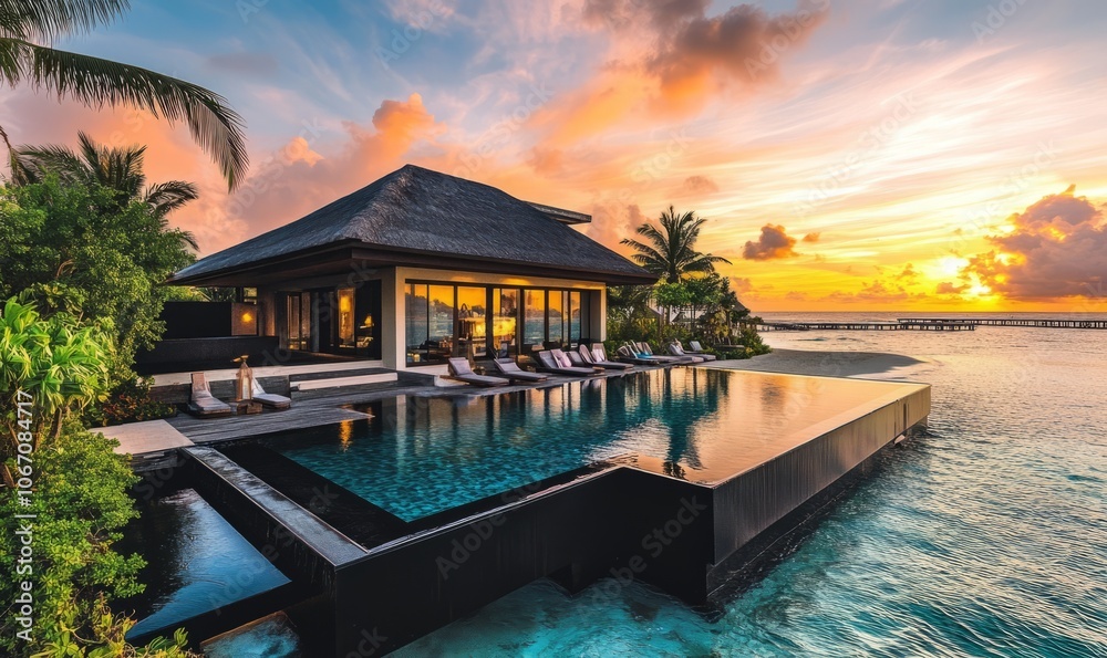 Obraz premium Luxury Travel Magazine Layout