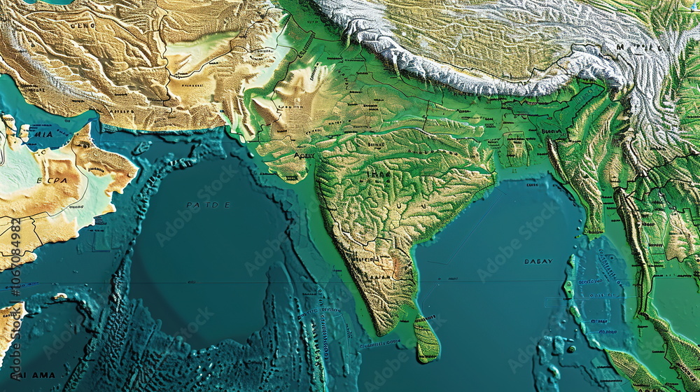 Perfect Map India world map on paper, Accurate geographic MAP of India super accurate ...