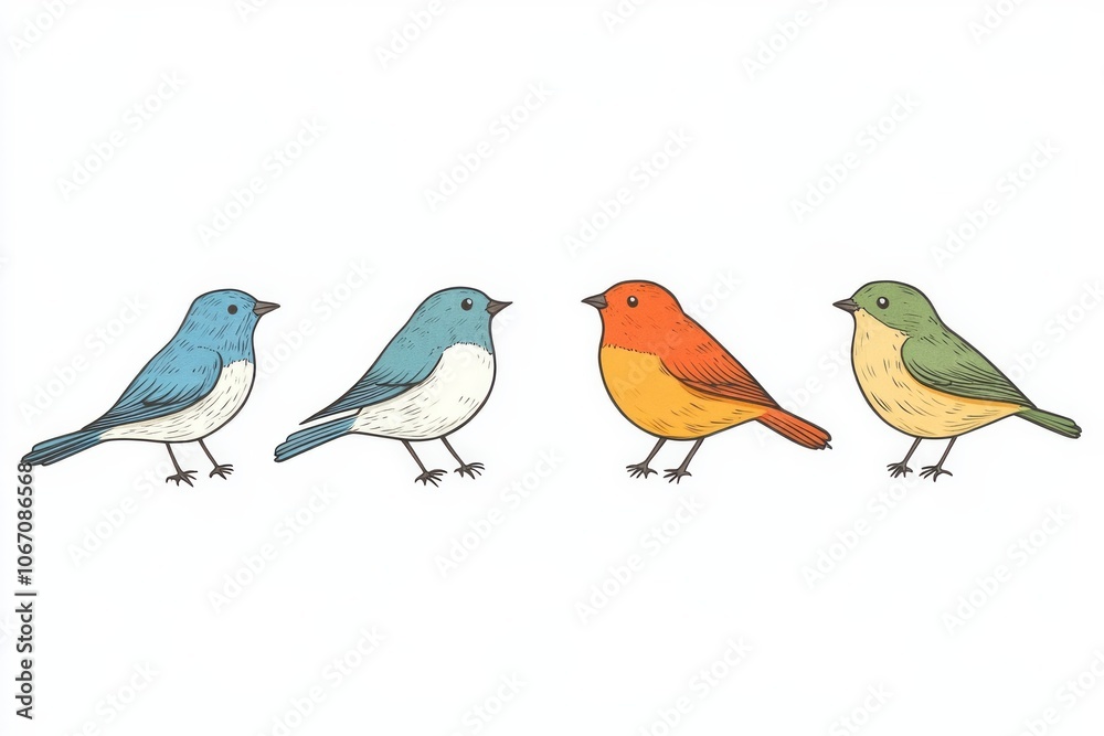 birds, minimalistic with white background birds, minimalistic with white background
