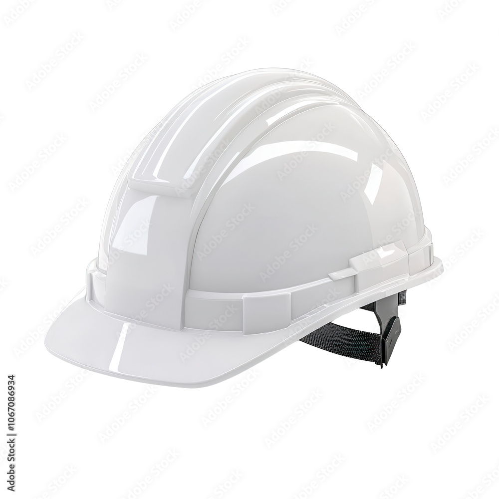 White hard hat on white isolated background for safety in construction. White hard hat on white isolated background for safety in construction.