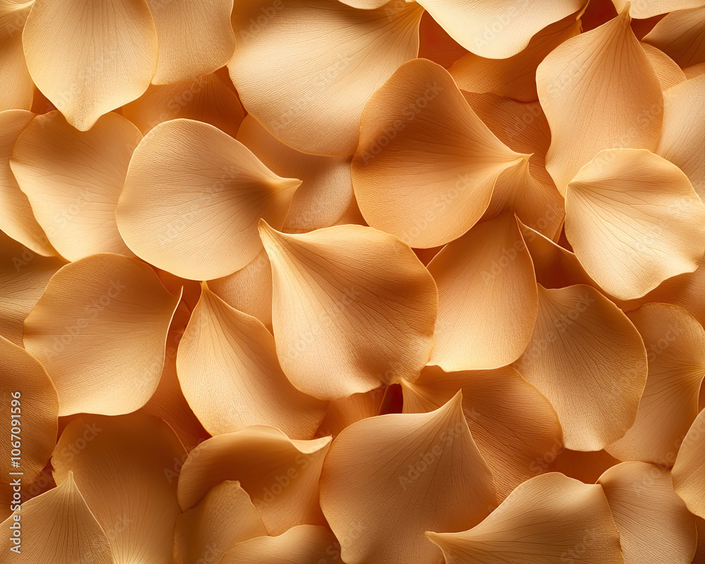 Close-up of soft peach rose petals, elegantly layered on a dark background. Close-up of soft peach rose petals, elegantly layered on a dark background.
