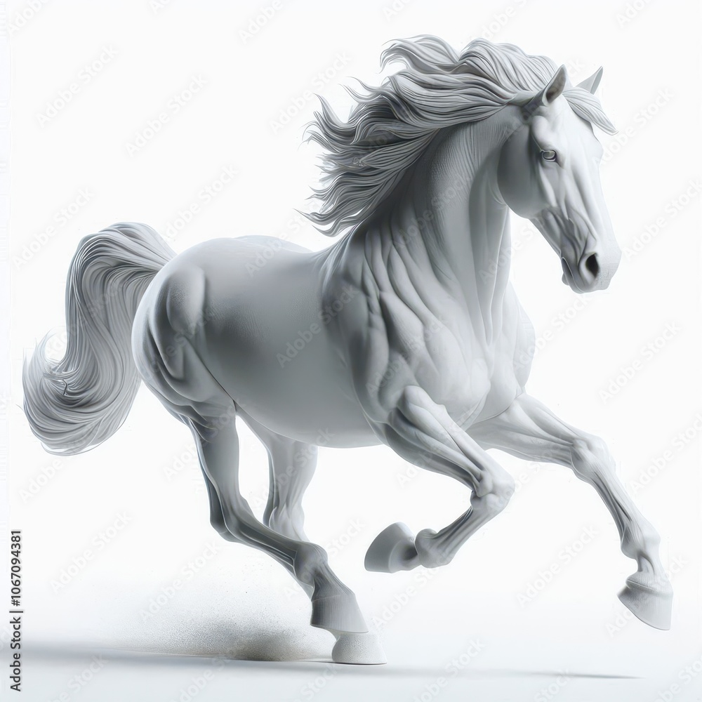 Horse design with white background Horse design with white background